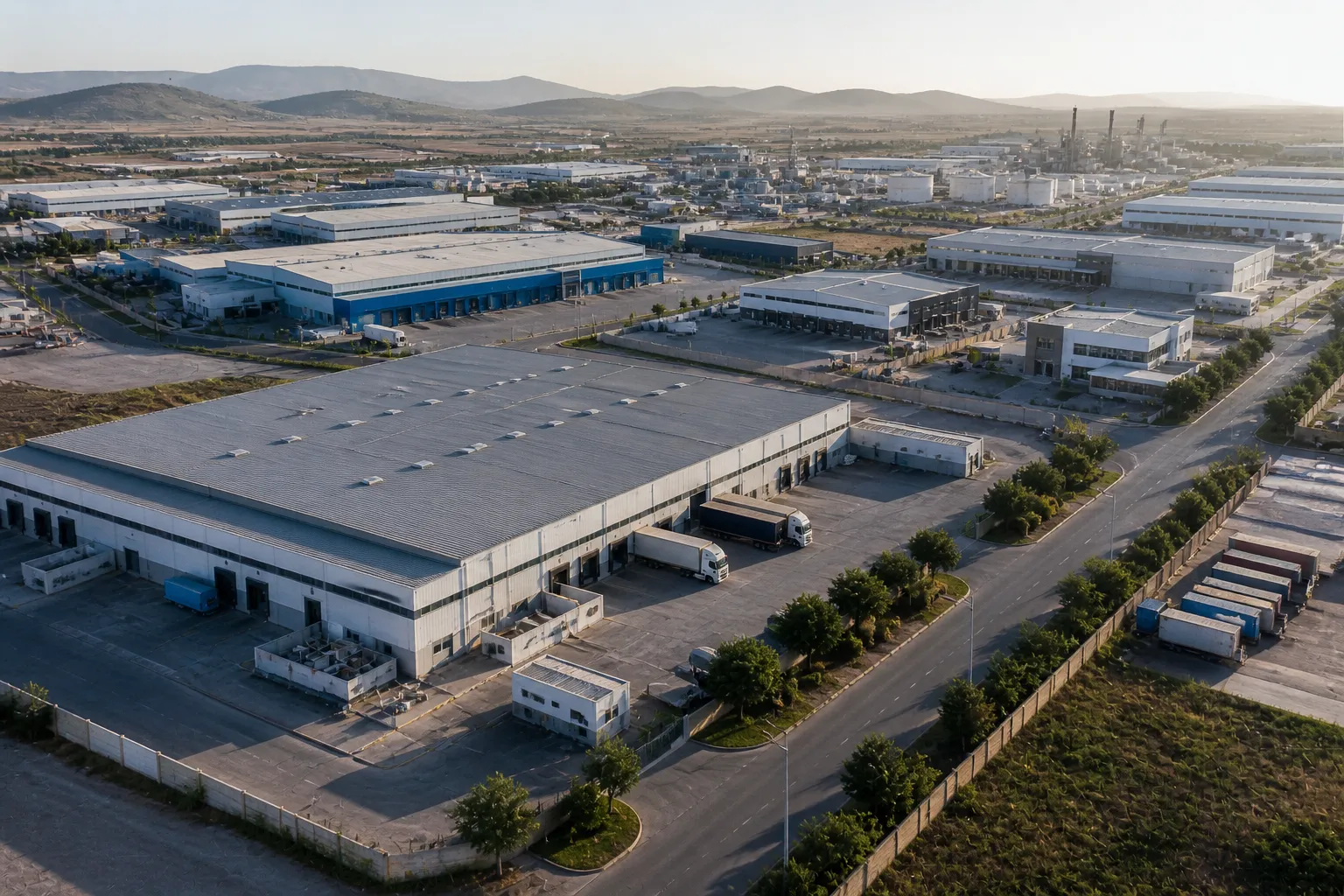 Solutions techniques pour zones industrielles au Maroc avec sécurité et infrastructure industrielle