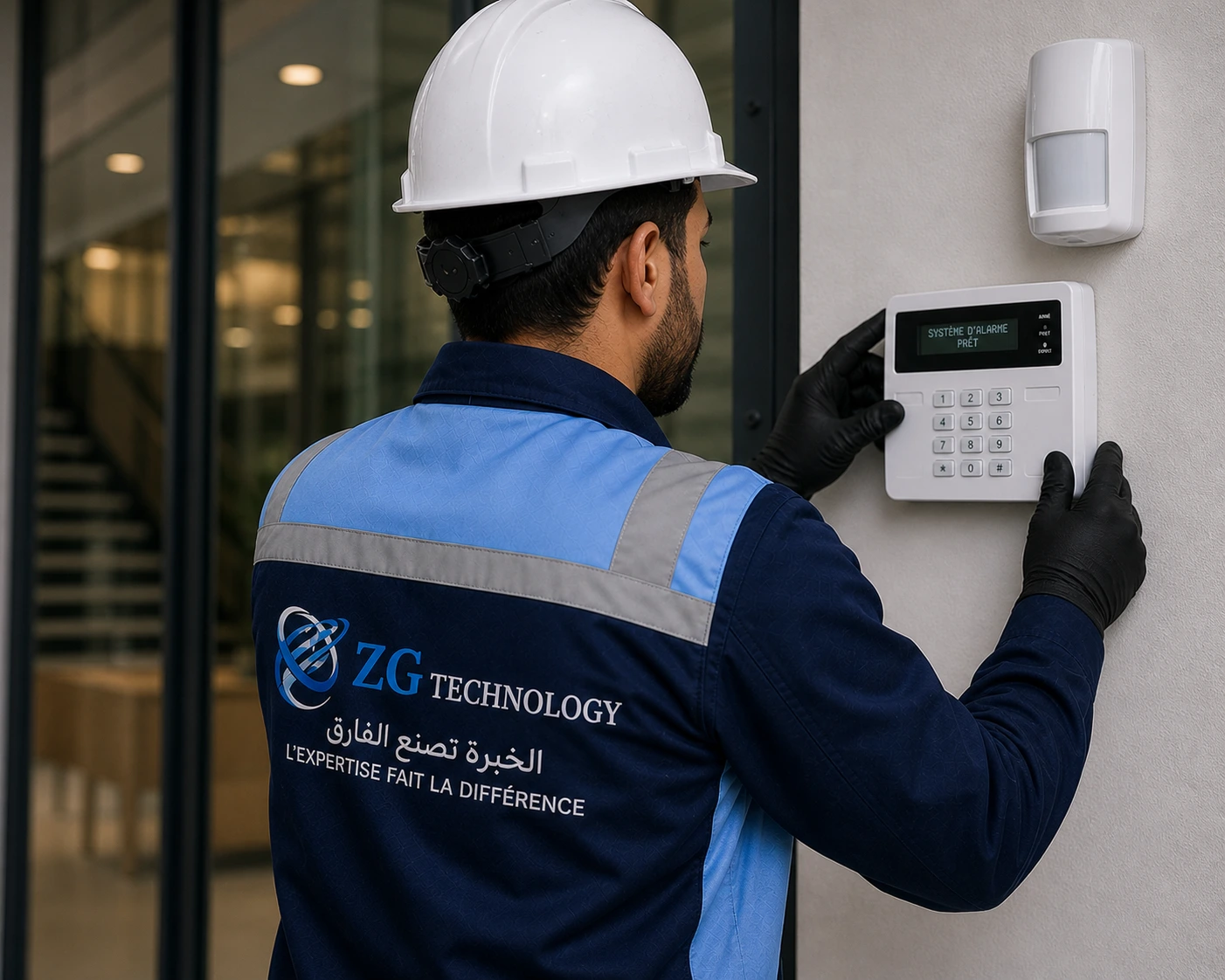 Centrale d'alarme pour système de sécurité anti-intrusion