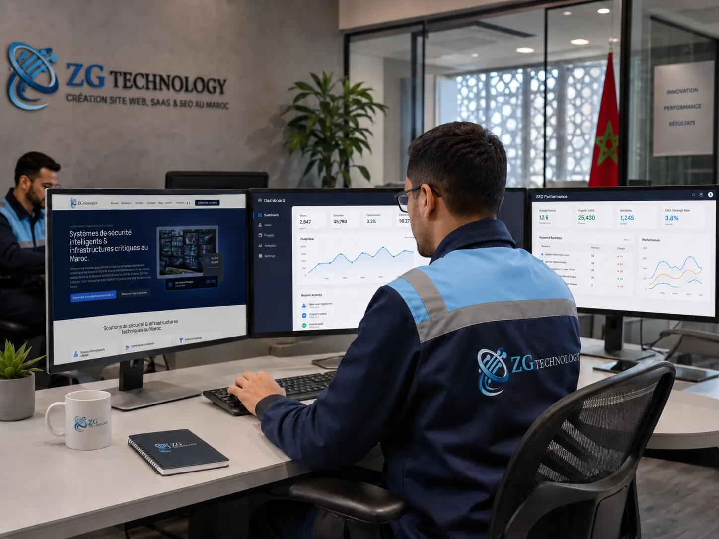 Développement web, SaaS et solutions digitales sur mesure au Maroc par ZGTechnology